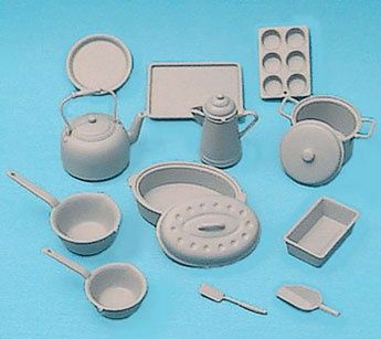 Gray Cookware Mini Kit --14 Pc Set  CB2212