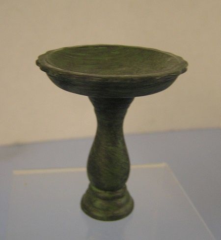 Green Birdbath ala373
