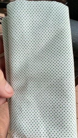 Green dotted cotton fabric fabric30