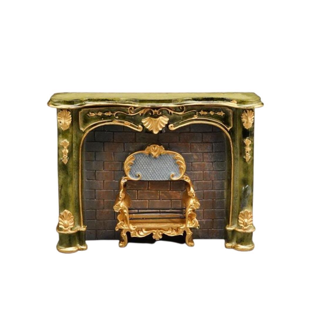 Green Marble Fireplace rp18590