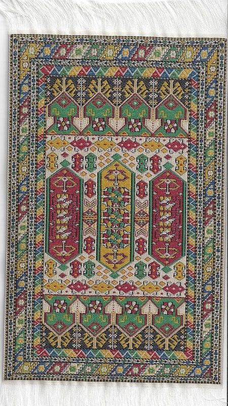 Green/Gold Oriental Rug mc03147