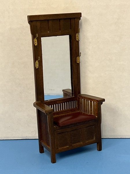 Hall Tree Seat and Hat Rack b34042w