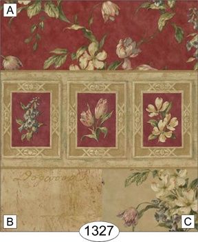 Flowers in Frames - Red WAL1327