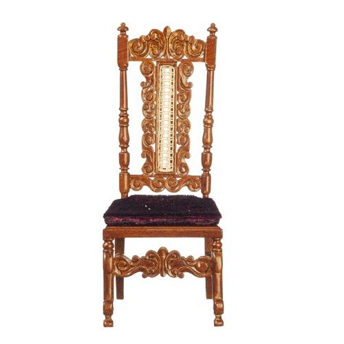 French Chateau Chair in Walnut Finish JJ21030WN