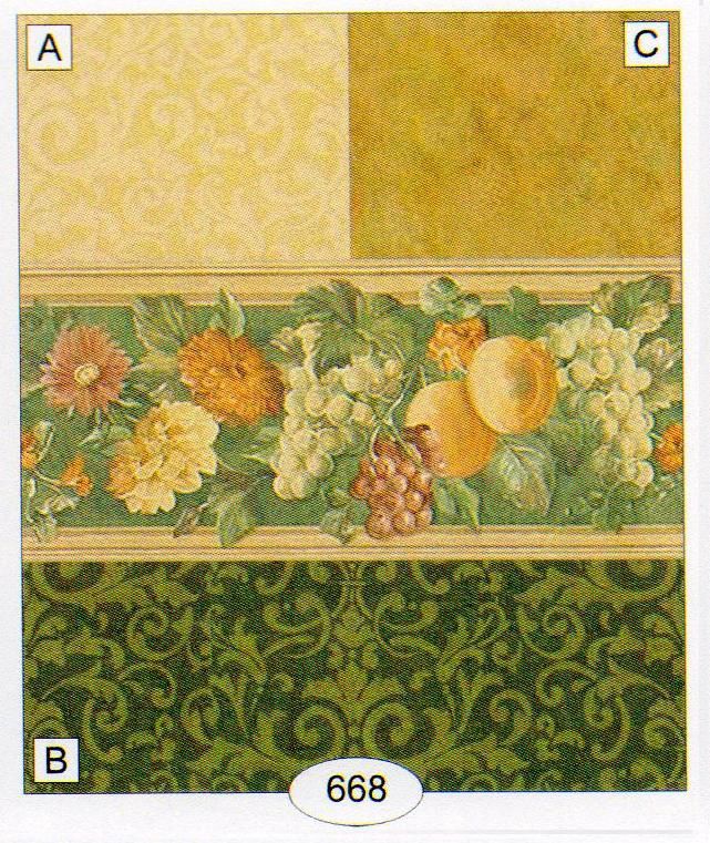 Fruit &amp; Flowers 668 wal668