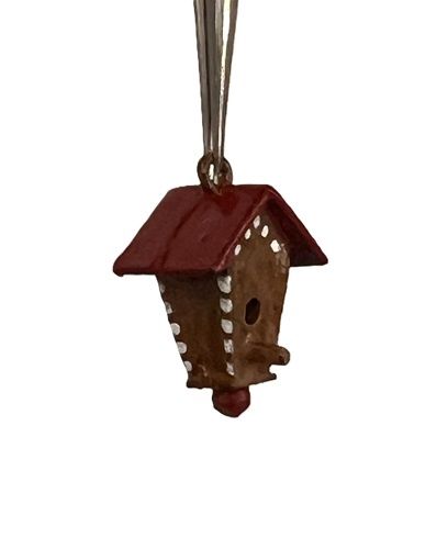 Gingerbread Birdhouse Handpainted by Renee Derra Marlowe MC64X