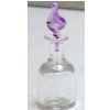 Glass Jar - Purple Flame Stopper bdhb719