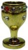 Gold Chalice Rainbow Jewel Band bdj051