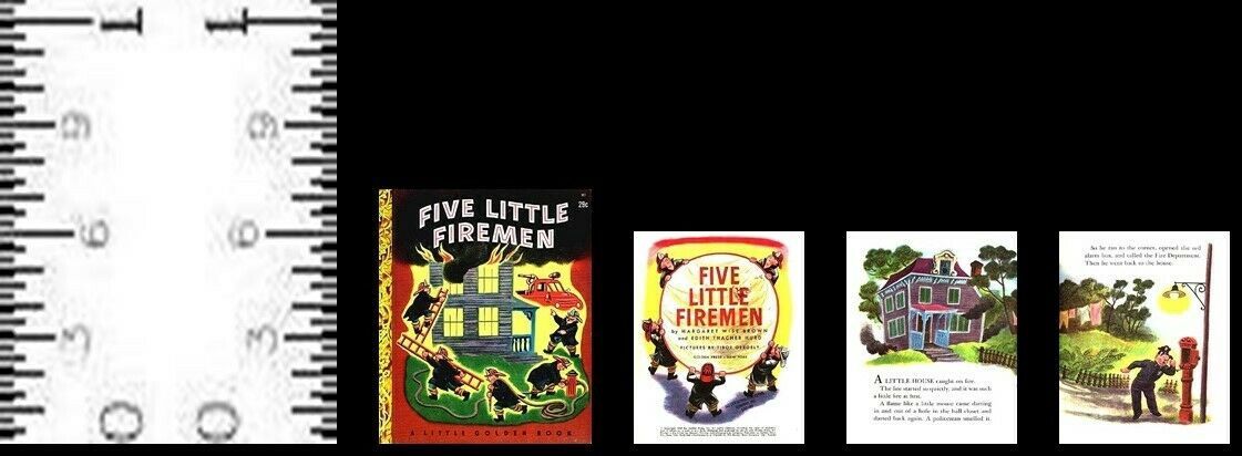 LBgb-4 Golden Book - Five Little Firemen