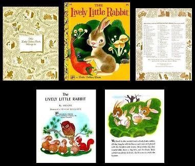 LBgb-10 Golden Book - The Lively Little Rabbit