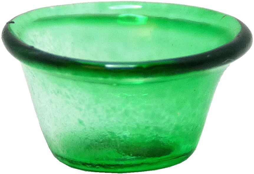 Green Glass Bowl hb312