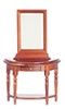 TSMT0273 Hall Table with Mirror Walnut azt6475