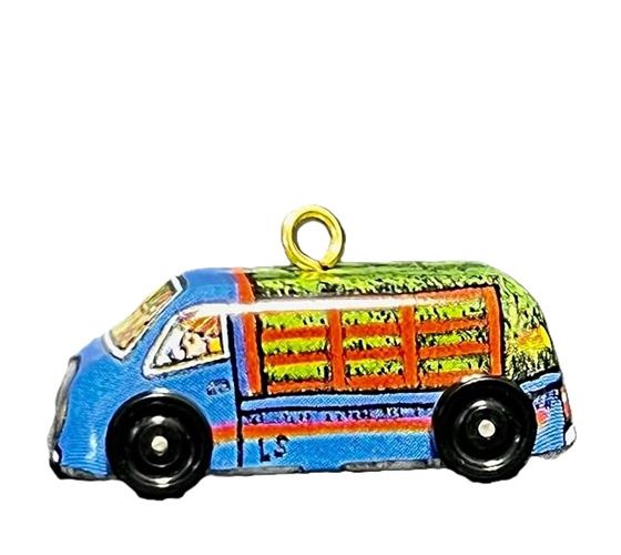 Hallmark Tin Miniature Ornament "On The Road" 4th in Series 1996 QXM4101