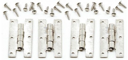 H Hinges w/Nails/S .Nickle ea cl05569