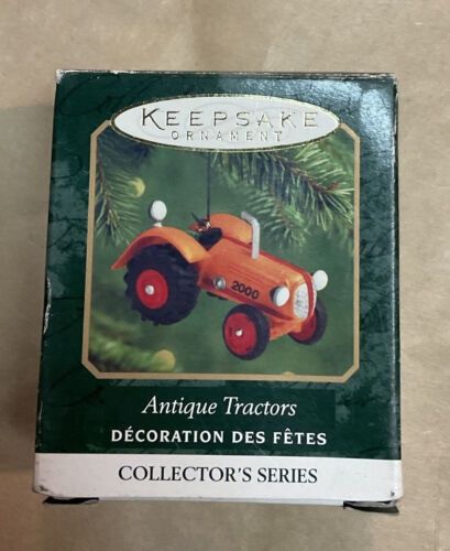 Hallmark 2000 Miniature Ornament Antique Tractors Series Die Cas qxm5994