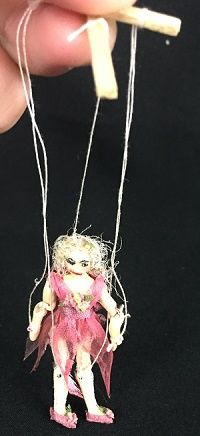 Hand and Rod Vintage Fairy Puppet 6506
