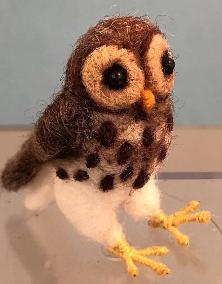 Hand Felted Owl LV23033