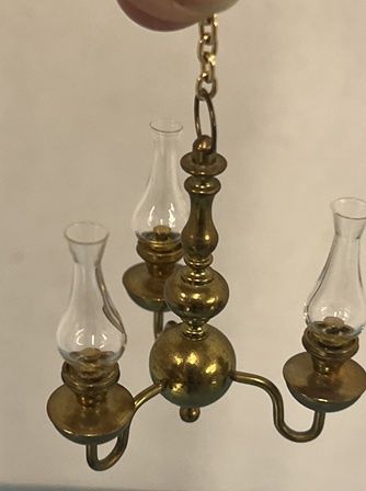 Heavy Brass 3-Light Chandelier mc1158x