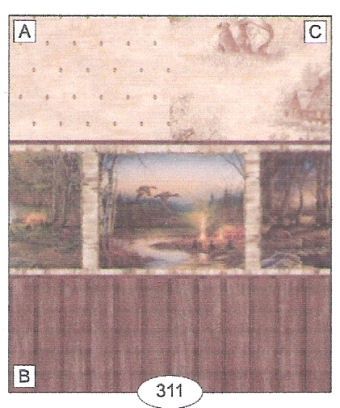 Hunting Scene 311 wal311