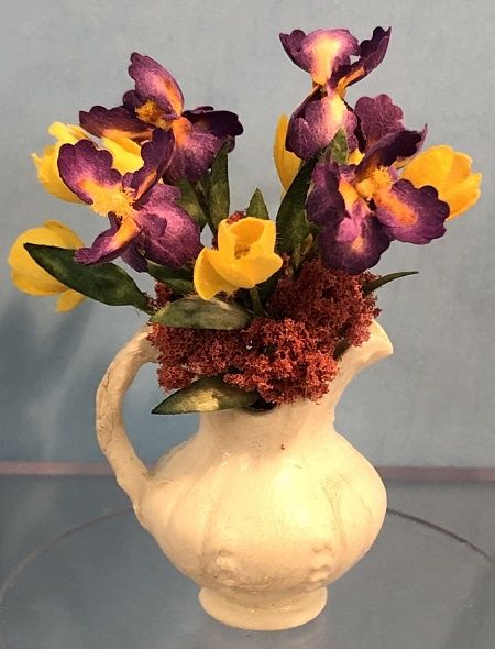 Iris and Tulip in a Vase JC070919