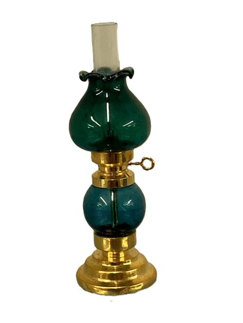 Green Glass Lantern Lamp mc424xa