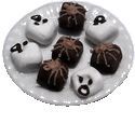 Halloween Petit Fours on a Plate bdk014