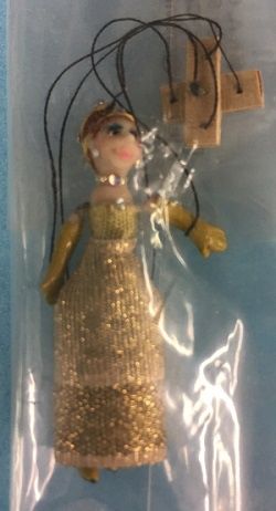 Hand and Rod Vintage Ball Room Female Puppet 6507