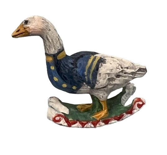 Hand Painted Rocking Goose Toy rd22