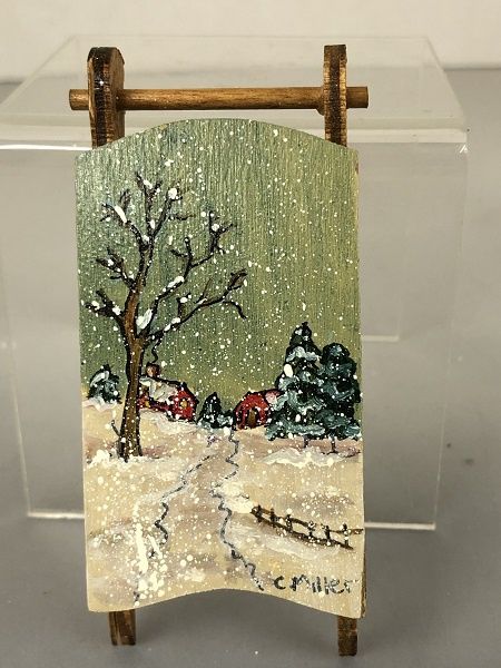 Hand Painted Sled mc02047a