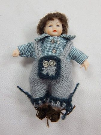 Heidi Ott Dollhouse Miniature #XB506 Doll 1:12 Scale Toddler Boy xb506