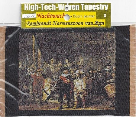 High tech woven tapestry of "Nachtwach" mc05733