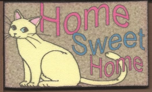 Home Sweet Home Cat Mat 475c