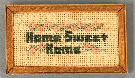 Home Sweet Home Embroidered Sign ala1048