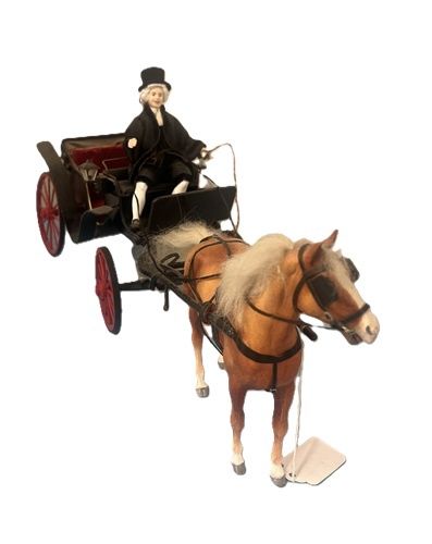 Horse, Carriage, and Driver lh0842