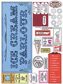 Ice Cream Parlor Signs RFS103
