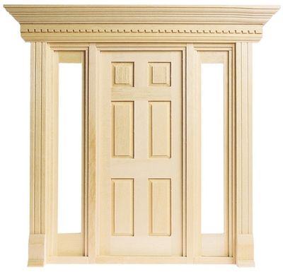 Jamestown 6-Panel Door w/Side Lights hw6010