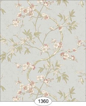 Japanese Dogwood Vine - Dusty Blue WAL1360