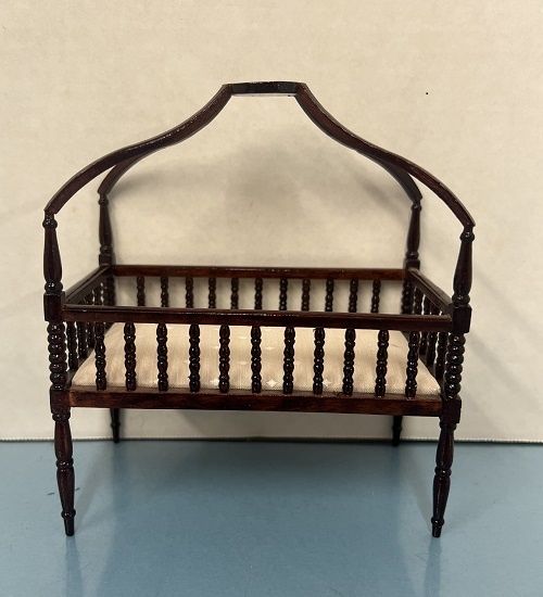 Jenny Lind Walnut Crib with Canopy MC267X