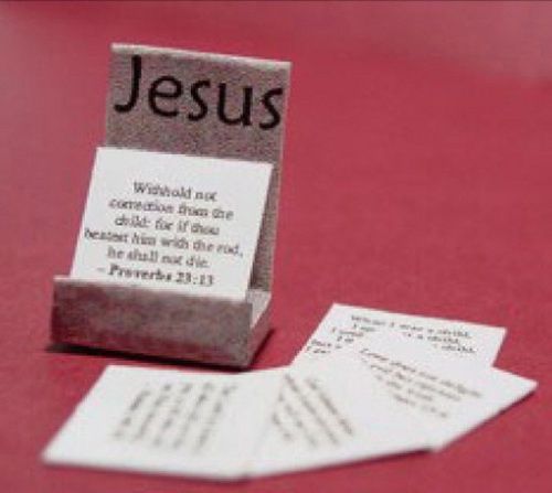 Jesus Message Holder Tin6007