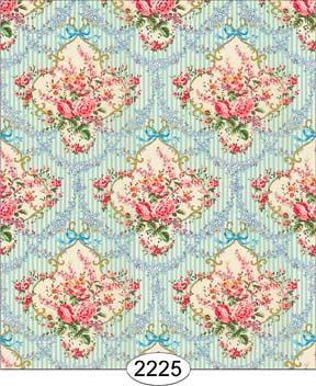 Julia Floral - Blue WAL2225