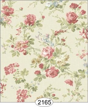 Juliet's Garden Floral - Ivory WAL2165
