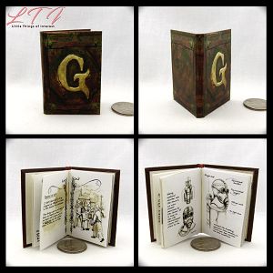 Grimm Diary 1 to 6 Scale Readable Illustrated Miniature Book mib005