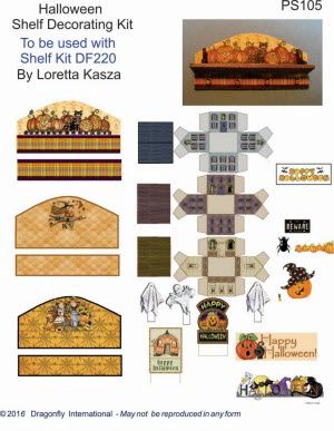 Halloween Decorator Sheet and Shelf Kit PS105