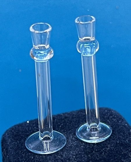 Hand Blown Glass Candle Holders mc917