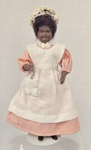 Hand-Painted Porcelain Maid/Servant/Mammy Doll 72605