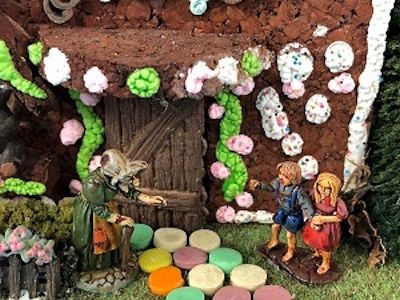 Hansel and Gretel at the Witch's cottage hanselandgretelhouse