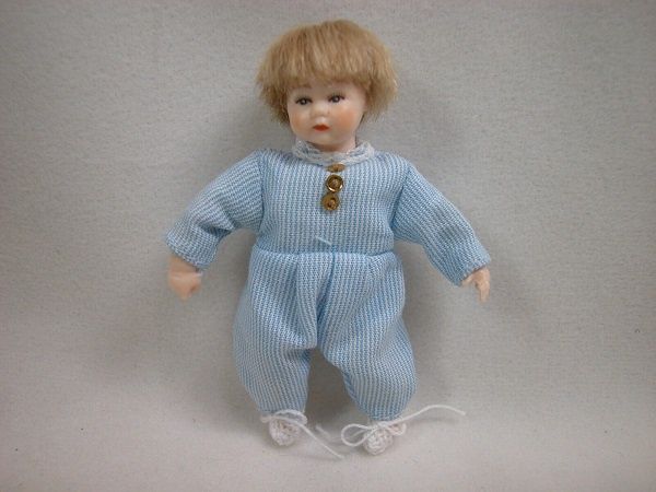 Heidi Ott Dollhouse Miniature #XB500 Doll 1:12 Scale Toddler Boy xb500