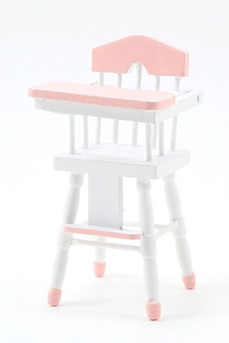 High Chair, Pink &amp; White CLA10498