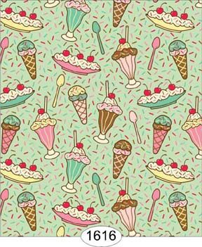 Ice Cream Shop - Mint Green wal1616