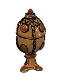Jeannetta Kendall Decorative Egg on Stand jkegg3
